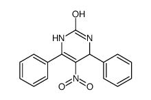 5-Nitro-4,6-diphenyl-3,4-dihydro-2(1H)-pyrimidinone structure