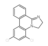 5,7-dichloro-2,3-dihydroimidazo[1,2-f]phenanthridine结构式