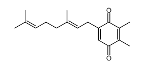 (E)-2,3-dimethyl-5-(3,7-dimethylocta-2,6-dienyl)-1,4-naphthoquinone结构式