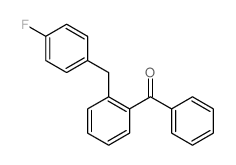 Methanone,[2-[(4-fluorophenyl)methyl]phenyl]phenyl-结构式