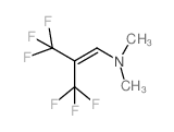 3,3,3-trifluoro-N,N-dimethyl-2-(trifluoromethyl)prop-1-en-1-amine (en)1-Propen-1-amine, 3,3,3-trifluoro-N,N-dimethyl-2-(trifluoromethyl)- (en) Structure