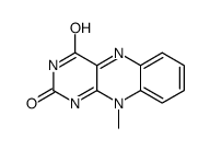 10-Methylisoalloxazine Structure