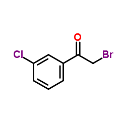 2'-溴-3-氯苯乙酮结构式