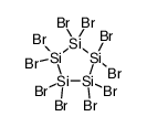 1,1,2,2,3,3,4,4,5,5-decabromopentasilolane结构式