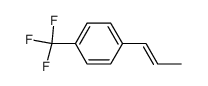 (E)-1-(prop-1-enyl)-4-(trifluoromethyl)benzene Structure