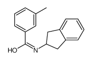 N-(2,3-dihydro-1H-inden-2-yl)-3-methylbenzamide Structure