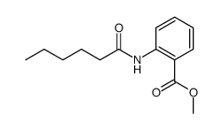 methyl 2-hexanamidobenzoate结构式