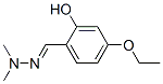 Benzaldehyde, 4-ethoxy-2-hydroxy-, dimethylhydrazone (9CI) Structure