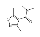 N,N,3,5-Tetramethyl-1,2-oxazole-4-carboxamide Structure