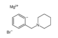 [2-(1-哌啶甲基)苯基]溴化镁结构式