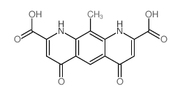 10-methyl-4,6-dioxo-1,9-dihydropyrido[3,2-g]quinoline-2,8-dicarboxylic acid结构式