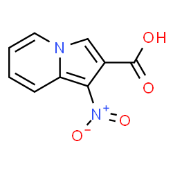 2-Indolizinecarboxylicacid,1-nitro-(9CI) Structure