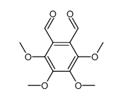 3,4,5,6-Tetramethoxy-phthalaldehyd结构式