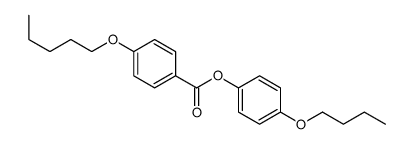 (4-butoxyphenyl) 4-pentoxybenzoate Structure