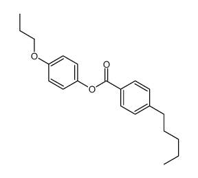(4-propoxyphenyl) 4-pentylbenzoate Structure