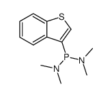 3-[bis(dimethylamino)phosphanyl]benzo[b]thiophene Structure