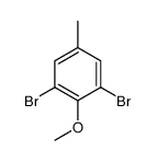 2,6-二溴-4-甲基苯甲醚结构式