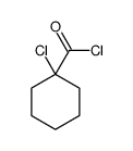 Cyclohexanecarbonyl chloride, 1-chloro- (9CI)结构式