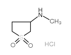 (1,1-二氧-四氢噻吩-3-基)甲胺盐酸盐结构式