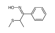 α-Methylthiopropiophenon-syn-oxim结构式