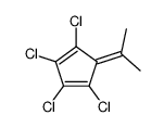 1,2,3,4-tetrachloro-5-propan-2-ylidenecyclopenta-1,3-diene Structure