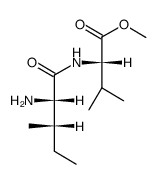 L-isoleucyl-L-valine methyl ester Structure