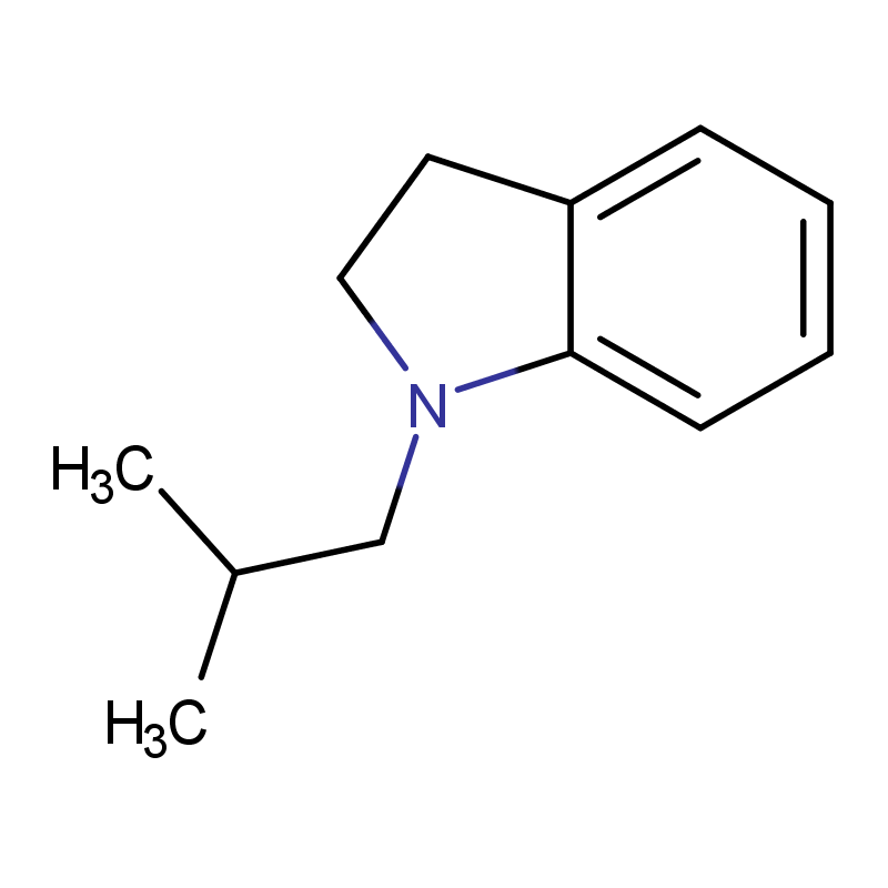N-(2-Methylpropyl)indoline Structure