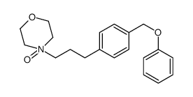 4-oxido-4-[3-[4-(phenoxymethyl)phenyl]propyl]morpholin-4-ium结构式