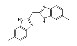 6-methyl-2-[(6-methyl-1H-benzimidazol-2-yl)methyl]-1H-benzimidazole结构式