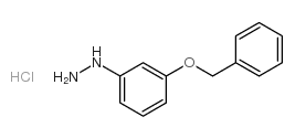 3-苄氧基苯肼盐酸盐结构式