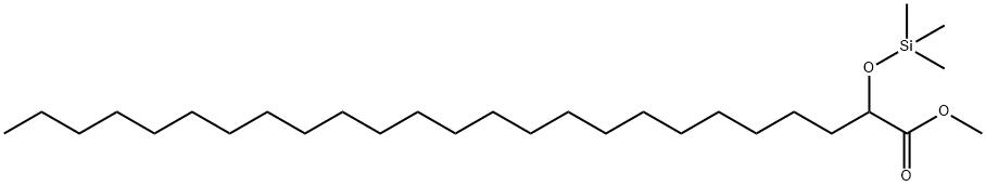 2-(Trimethylsiloxy)pentacosanoic acid methyl ester Structure