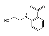 1-(2-nitro-anilino)-propan-2-ol结构式