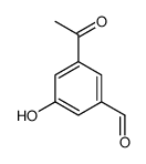 Benzaldehyde, 3-acetyl-5-hydroxy- (9CI) structure