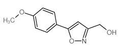 (5-(4-甲氧苯基)-3-异恶唑)甲醇图片