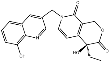 (4S)-4α-Ethyl-4,7-dihydroxy-1H-pyrano[3',4':6,7]indolizino[1,2-b]quinoline-3,14(4H,12H)-dione structure