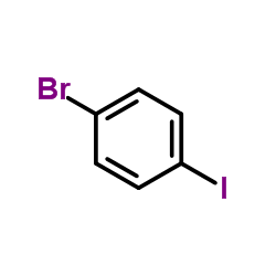 1-Bromo-4-iodobenzene structure