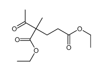 diethyl 2-acetyl-2-methylpentanedioate结构式