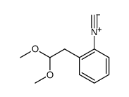 1-(2,2-Dimethoxy-ethyl)-2-isocyano-benzene Structure
