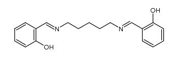 2-((5-(2-hydroxybenzylideneamino)pentylimino)methyl)phenol结构式