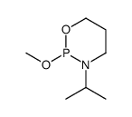 2-methoxy-3-propan-2-yl-1,3,2-oxazaphosphinane结构式
