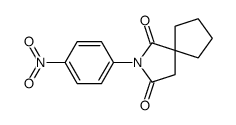 2-(4-nitrophenyl)-2-azaspiro[4.4]nonane-1,3-dione结构式