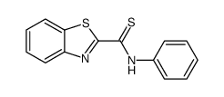 N-phenyl-1,3-benzothiazole-2-carbothioamide结构式
