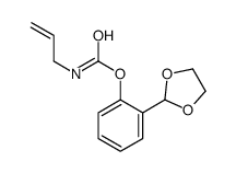 [2-(1,3-dioxolan-2-yl)phenyl] N-prop-2-enylcarbamate结构式