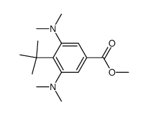 methyl 4-tert. butyl-3,5-bis(dimethylamino)benzoate Structure