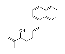 2-methyl-7-naphthalen-1-ylhepta-1,6-dien-3-ol Structure