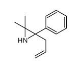 2,2-dimethyl-3-phenyl-3-prop-2-enylaziridine Structure