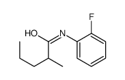 N-(2-fluorophenyl)-2-methylpentanamide结构式