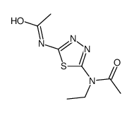 N-[5-[acetyl(ethyl)amino]-1,3,4-thiadiazol-2-yl]acetamide Structure