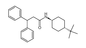 N-(4-tert-Butyl-cyclohexyl)-3,3-diphenyl-propionamide结构式