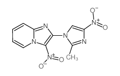 Imidazo[1,2-a]pyridine,2-(2-methyl-4-nitro-1H-imidazol-1-yl)-3-nitro- picture